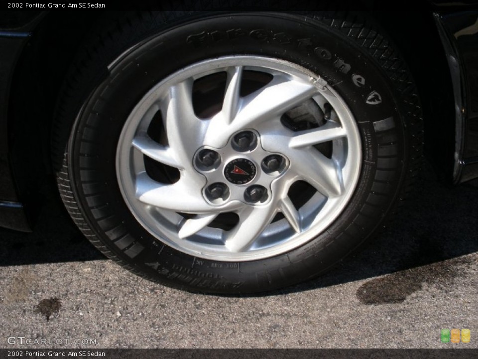 2002 Pontiac Grand Am SE Sedan Wheel and Tire Photo #58031576