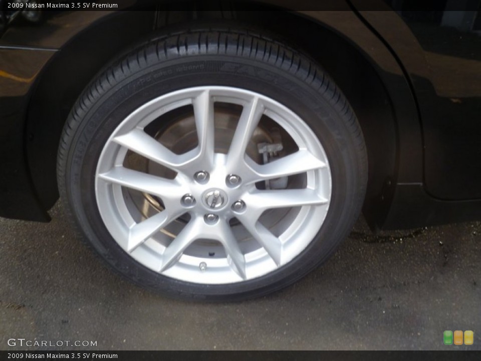 2009 Nissan Maxima 3.5 SV Premium Wheel and Tire Photo #58031621