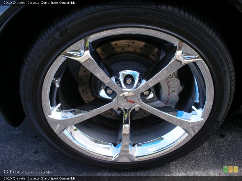 2010 Chevrolet Corvette Grand Sport Convertible Wheel and Tire Photo #58037987