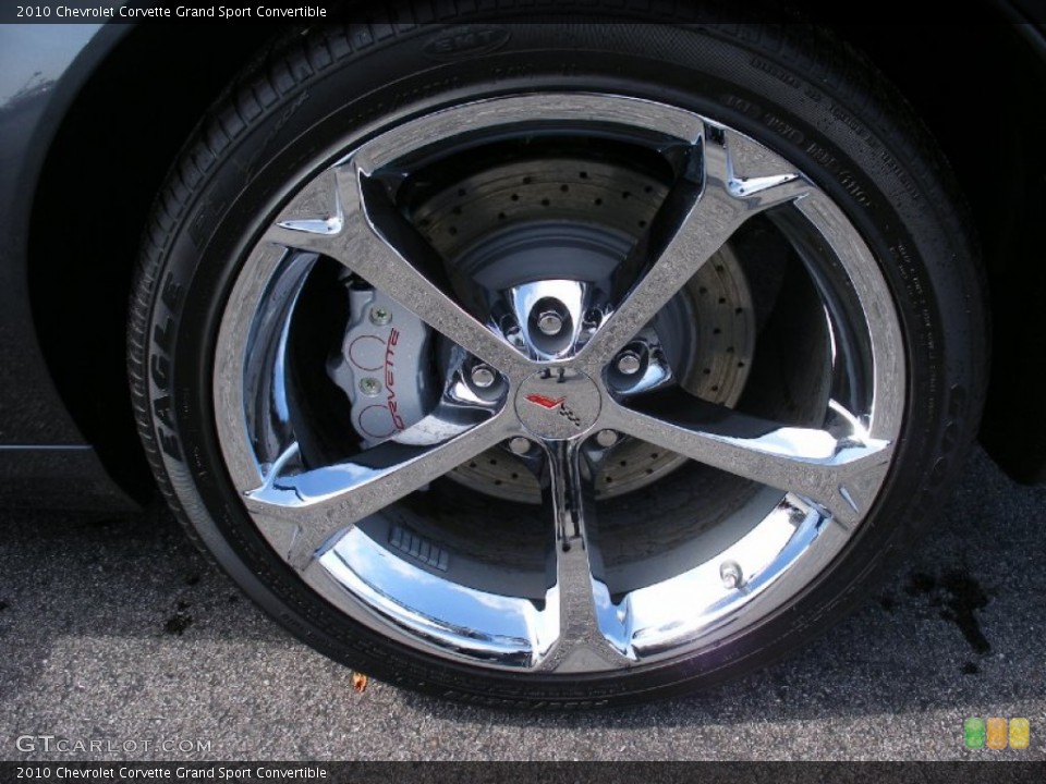 2010 Chevrolet Corvette Grand Sport Convertible Wheel and Tire Photo #58037993