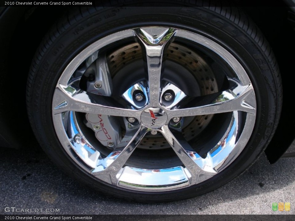 2010 Chevrolet Corvette Grand Sport Convertible Wheel and Tire Photo #58037999