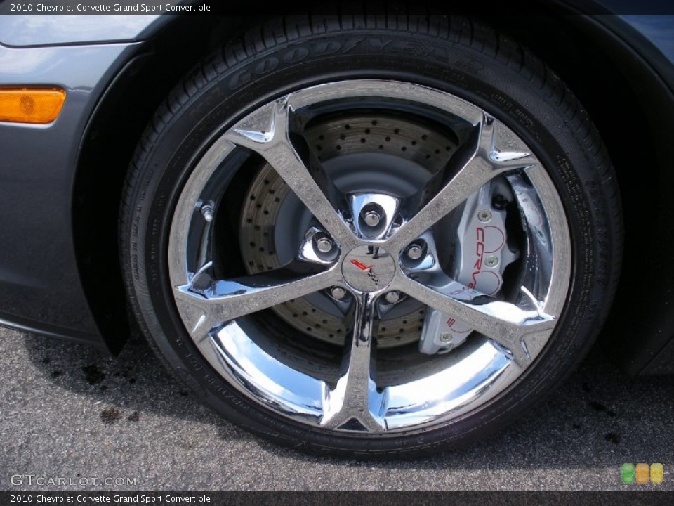 2010 Chevrolet Corvette Grand Sport Convertible Wheel and Tire Photo #58038005