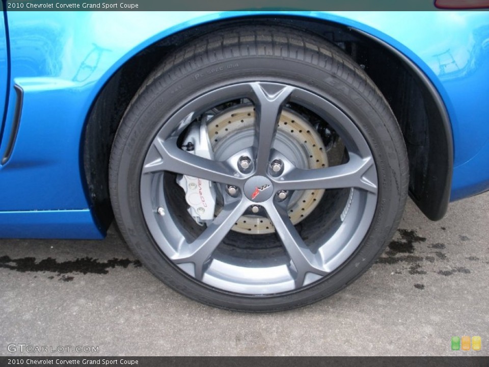 2010 Chevrolet Corvette Grand Sport Coupe Wheel and Tire Photo #58039489