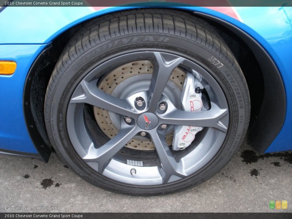2010 Chevrolet Corvette Grand Sport Coupe Wheel and Tire Photo #58039498