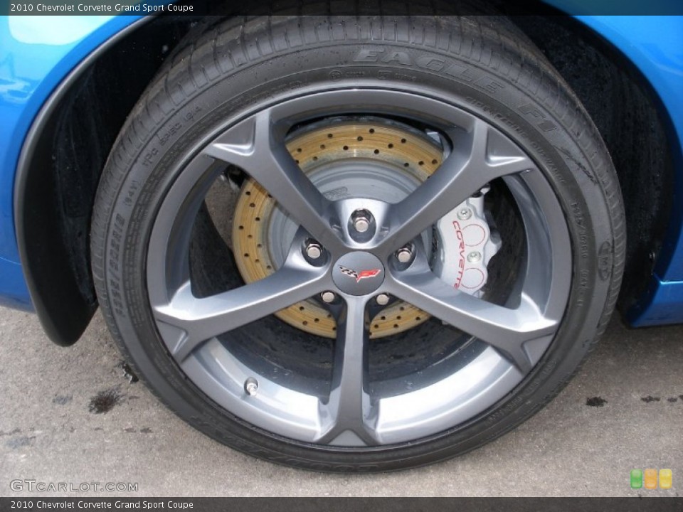 2010 Chevrolet Corvette Grand Sport Coupe Wheel and Tire Photo #58039507