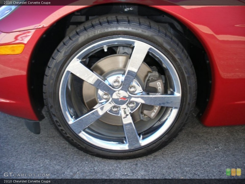 2010 Chevrolet Corvette Coupe Wheel and Tire Photo #58046435