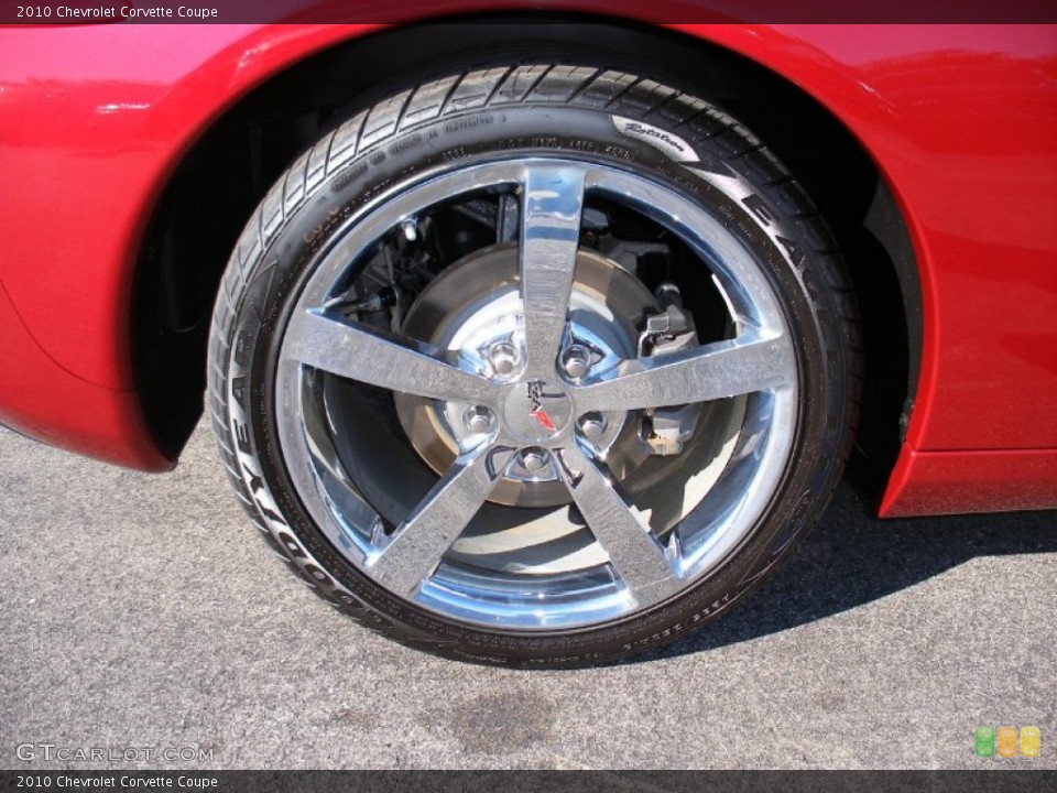 2010 Chevrolet Corvette Coupe Wheel and Tire Photo #58046444
