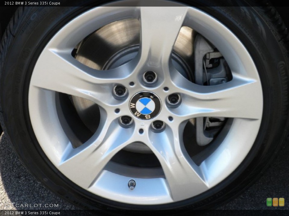 2012 BMW 3 Series 335i Coupe Wheel and Tire Photo #58046482
