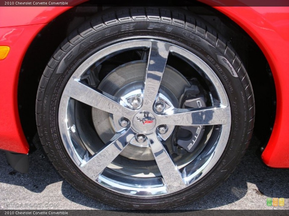 2010 Chevrolet Corvette Convertible Wheel and Tire Photo #58047495