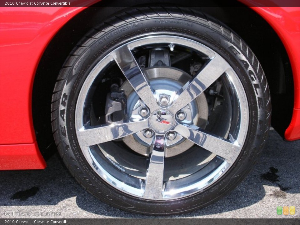 2010 Chevrolet Corvette Convertible Wheel and Tire Photo #58047510