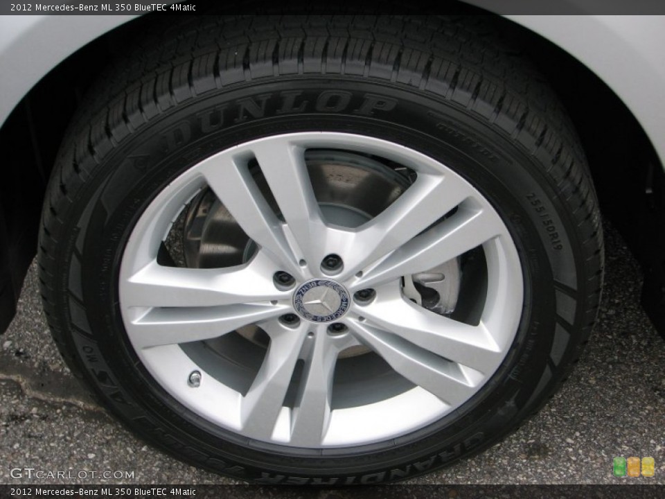 2012 Mercedes-Benz ML 350 BlueTEC 4Matic Wheel and Tire Photo #58048832
