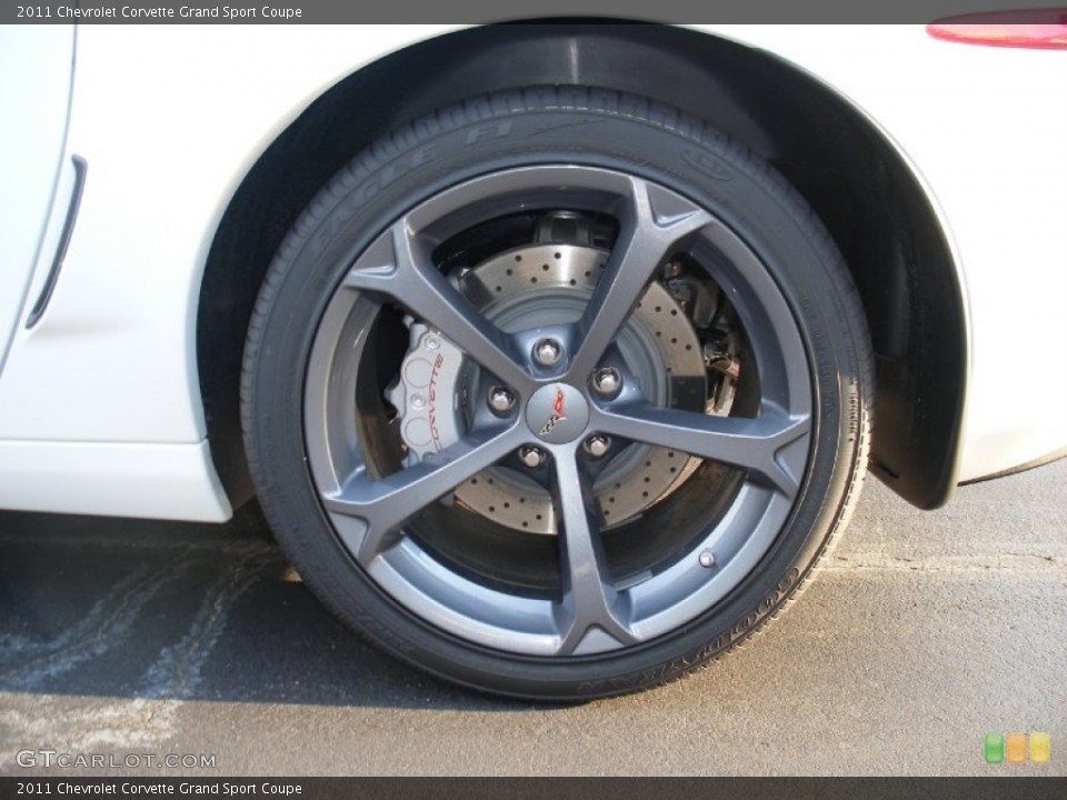 2011 Chevrolet Corvette Grand Sport Coupe Wheel and Tire Photo #58051086