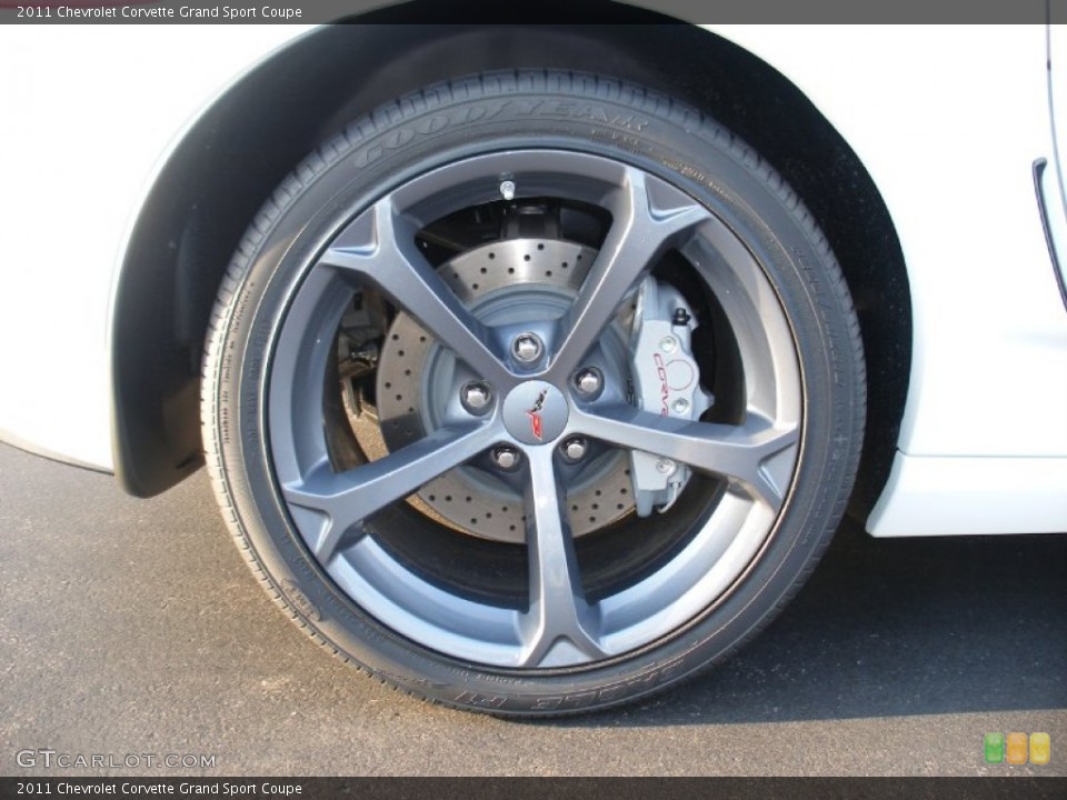 2011 Chevrolet Corvette Grand Sport Coupe Wheel and Tire Photo #58051097