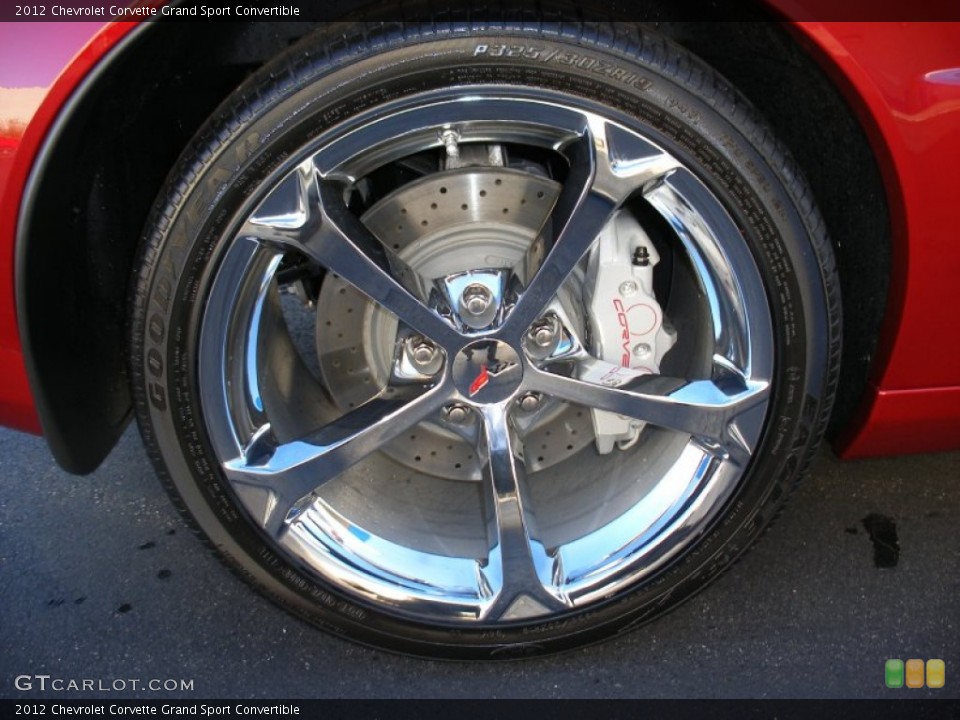 2012 Chevrolet Corvette Grand Sport Convertible Wheel and Tire Photo #58051492