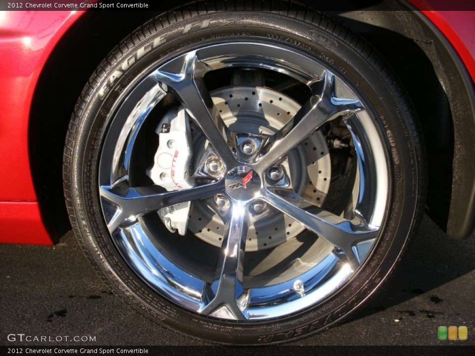 2012 Chevrolet Corvette Grand Sport Convertible Wheel and Tire Photo #58051502