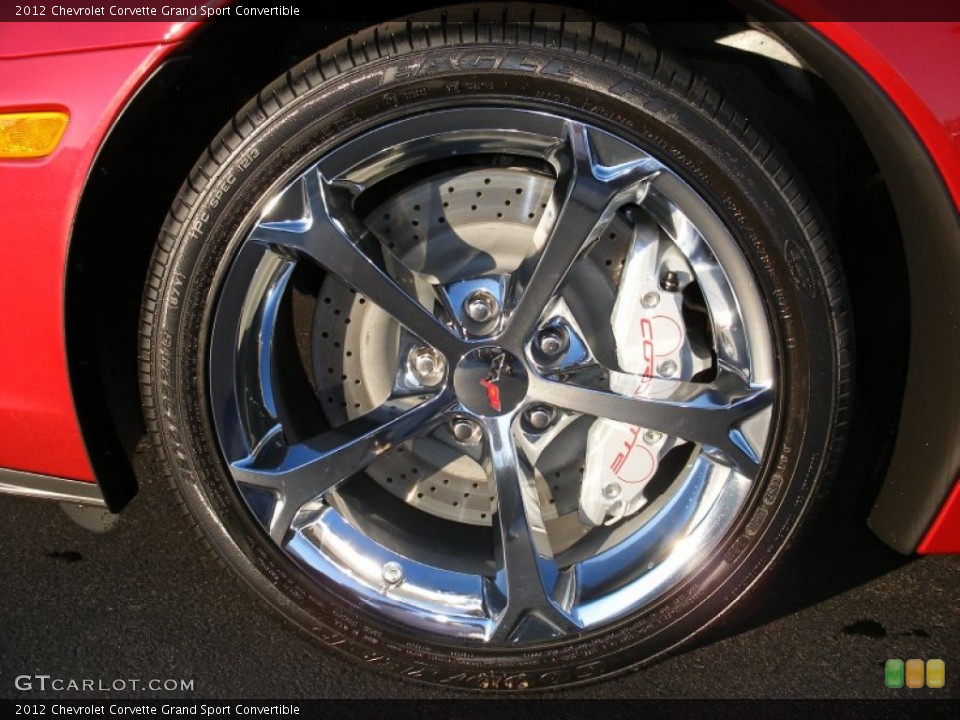 2012 Chevrolet Corvette Grand Sport Convertible Wheel and Tire Photo #58051511