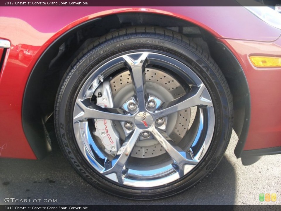 2012 Chevrolet Corvette Grand Sport Convertible Wheel and Tire Photo #58051520