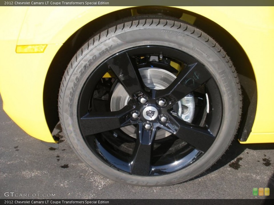2012 Chevrolet Camaro LT Coupe Transformers Special Edition Wheel and Tire Photo #58052693