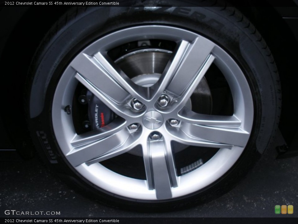 2012 Chevrolet Camaro SS 45th Anniversary Edition Convertible Wheel and Tire Photo #58053238