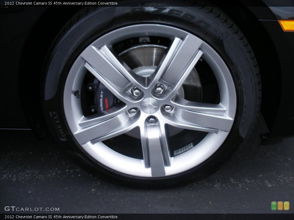 2012 Chevrolet Camaro SS 45th Anniversary Edition Convertible Wheel and Tire Photo #58053251