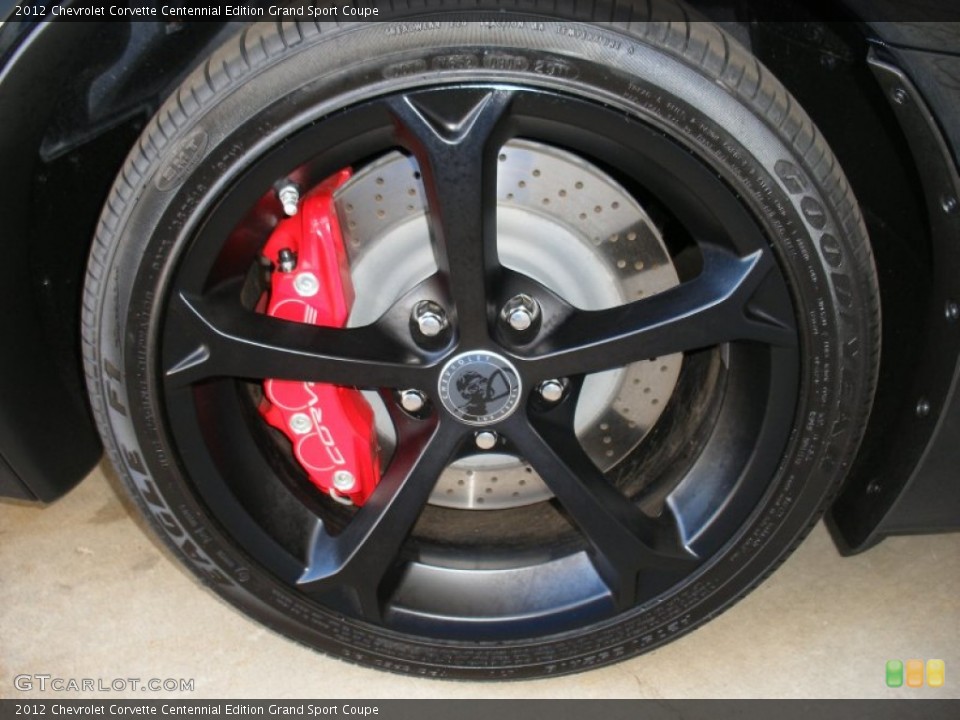 2012 Chevrolet Corvette Centennial Edition Grand Sport Coupe Wheel and Tire Photo #58053692