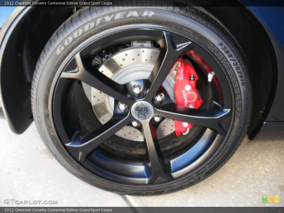 2012 Chevrolet Corvette Centennial Edition Grand Sport Coupe Wheel and Tire Photo #58053698