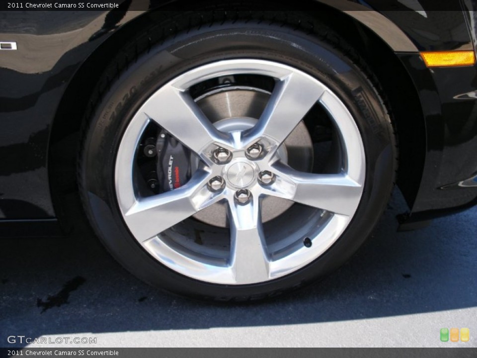 2011 Chevrolet Camaro SS Convertible Wheel and Tire Photo #58054070