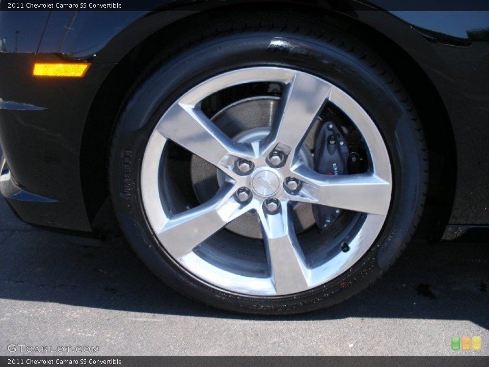 2011 Chevrolet Camaro SS Convertible Wheel and Tire Photo #58054079