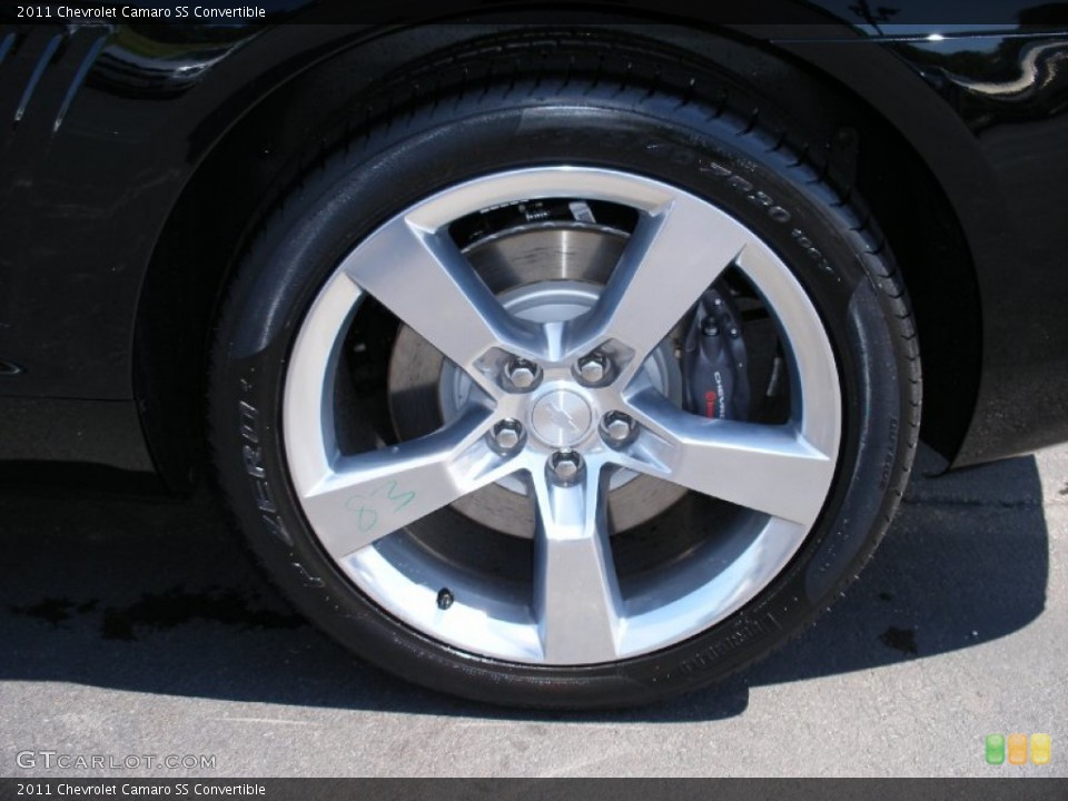 2011 Chevrolet Camaro SS Convertible Wheel and Tire Photo #58054088