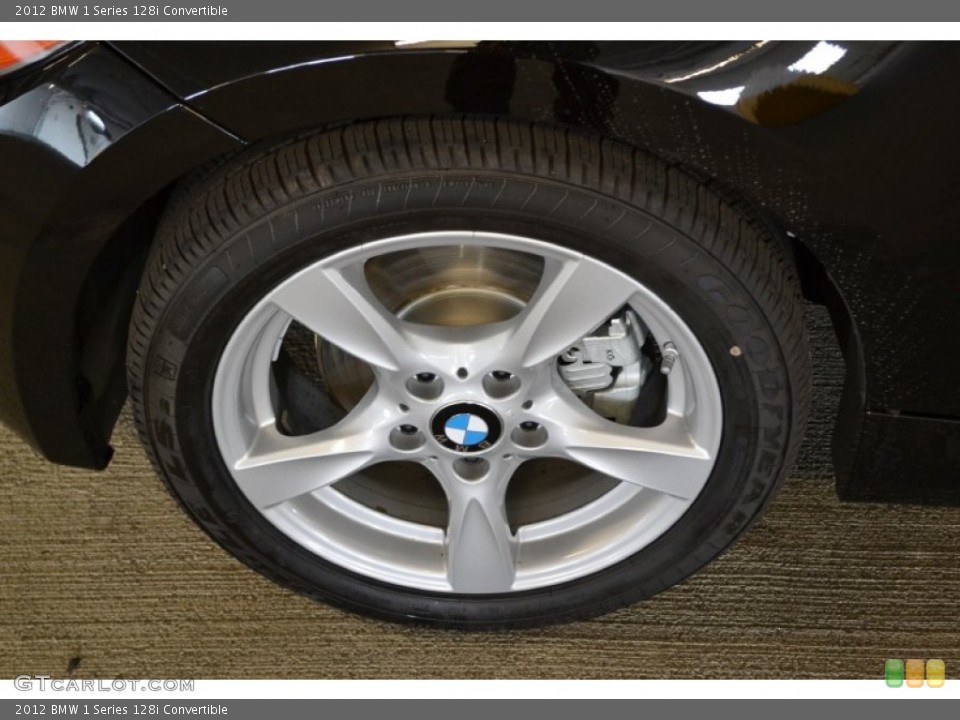 2012 BMW 1 Series 128i Convertible Wheel and Tire Photo #58054373
