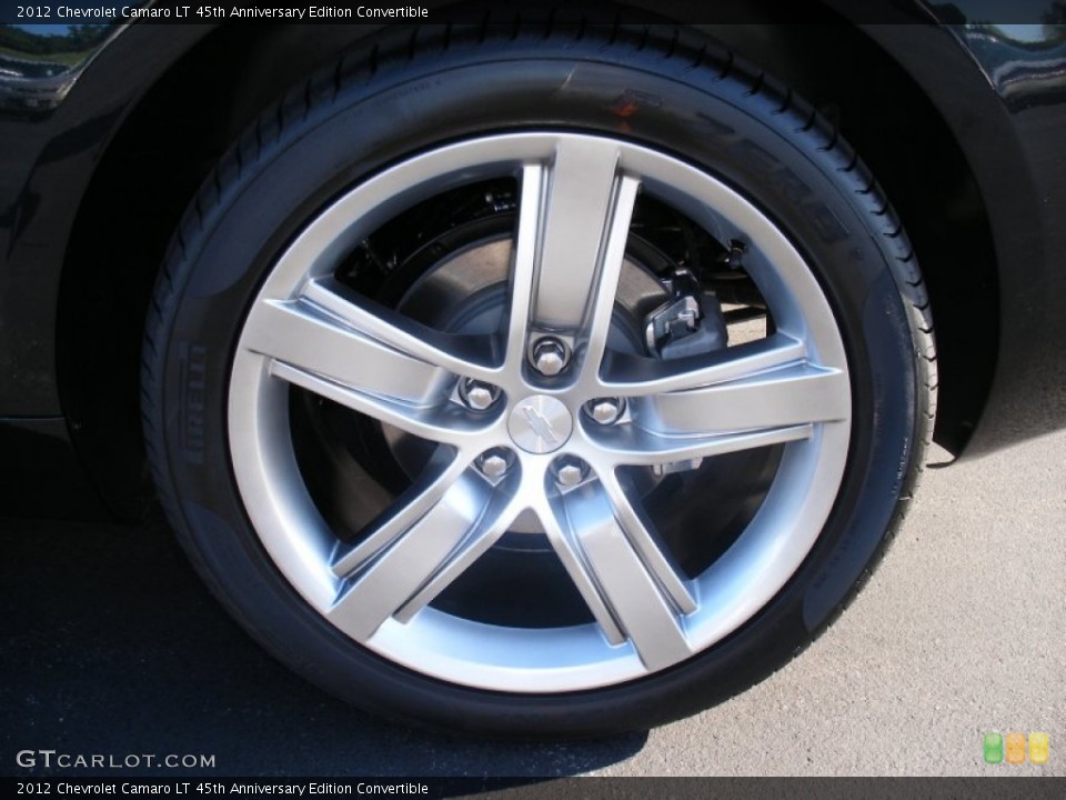 2012 Chevrolet Camaro LT 45th Anniversary Edition Convertible Wheel and Tire Photo #58054584