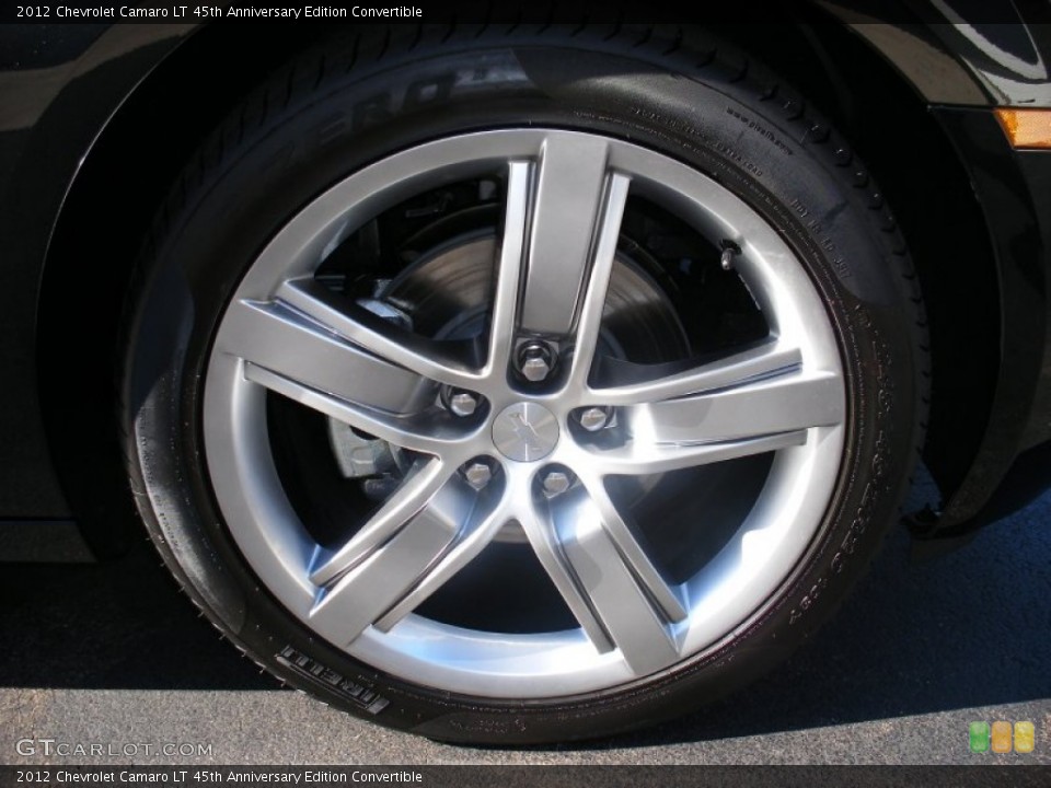 2012 Chevrolet Camaro LT 45th Anniversary Edition Convertible Wheel and Tire Photo #58054596