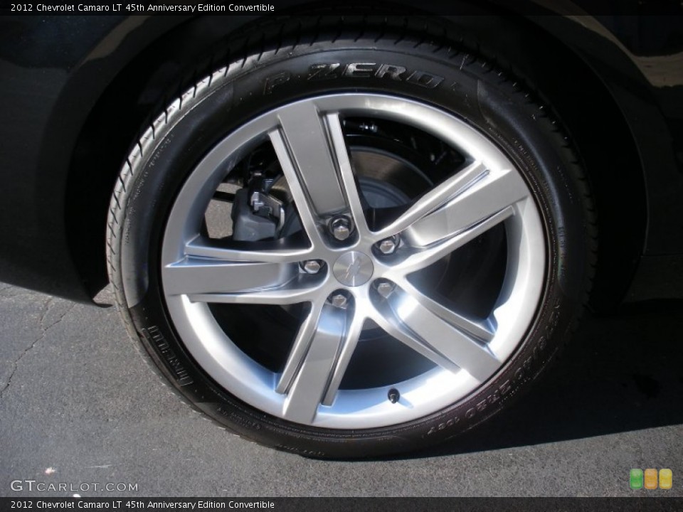 2012 Chevrolet Camaro LT 45th Anniversary Edition Convertible Wheel and Tire Photo #58054608