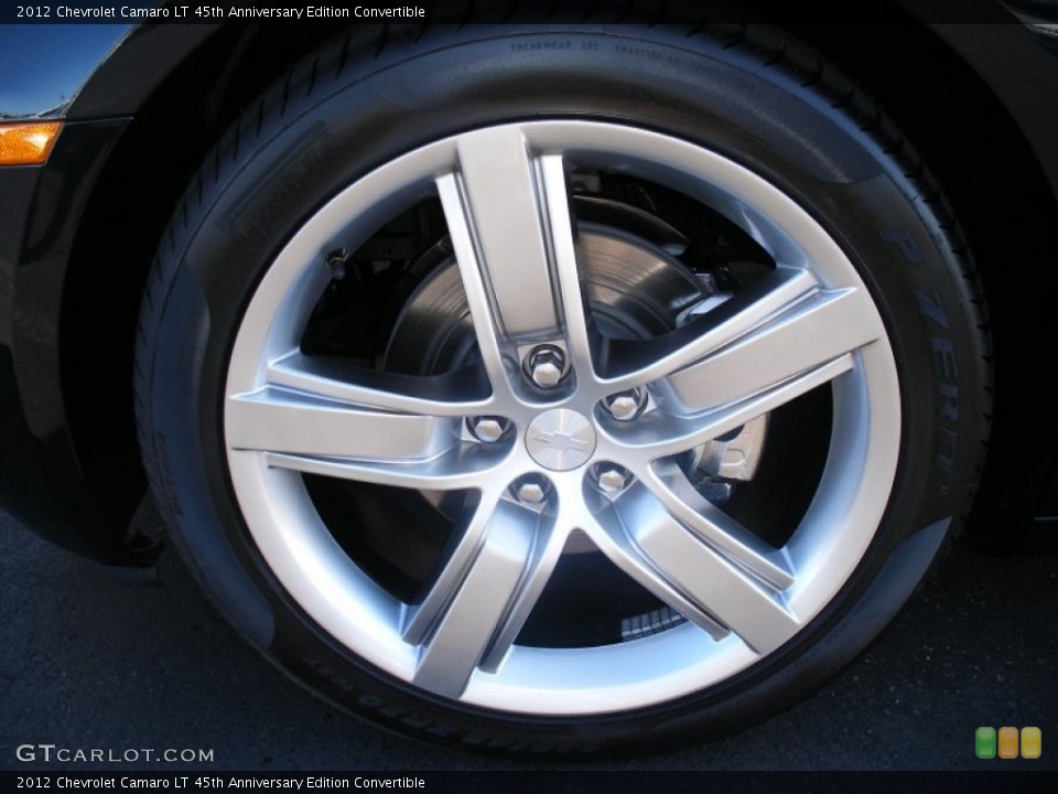 2012 Chevrolet Camaro LT 45th Anniversary Edition Convertible Wheel and Tire Photo #58054614