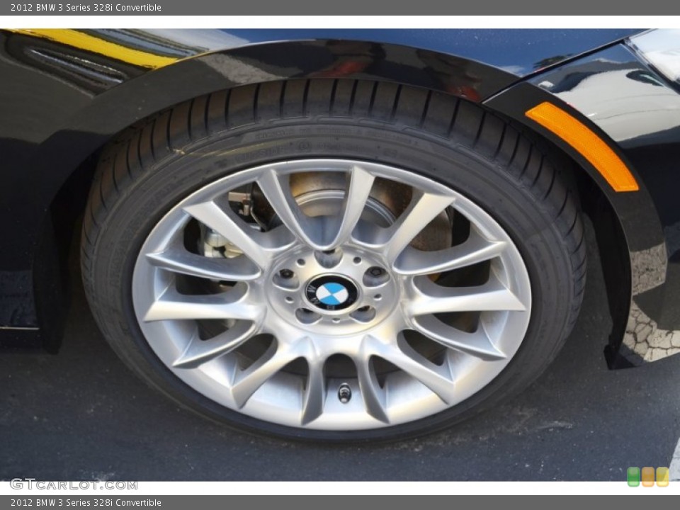 2012 BMW 3 Series 328i Convertible Wheel and Tire Photo #58055212