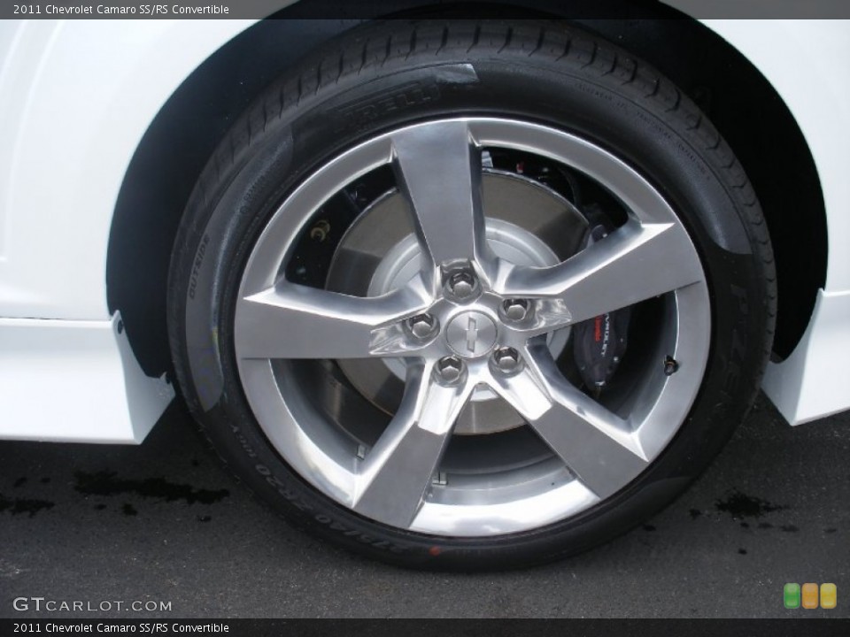 2011 Chevrolet Camaro SS/RS Convertible Wheel and Tire Photo #58055731