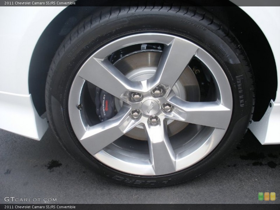 2011 Chevrolet Camaro SS/RS Convertible Wheel and Tire Photo #58055758