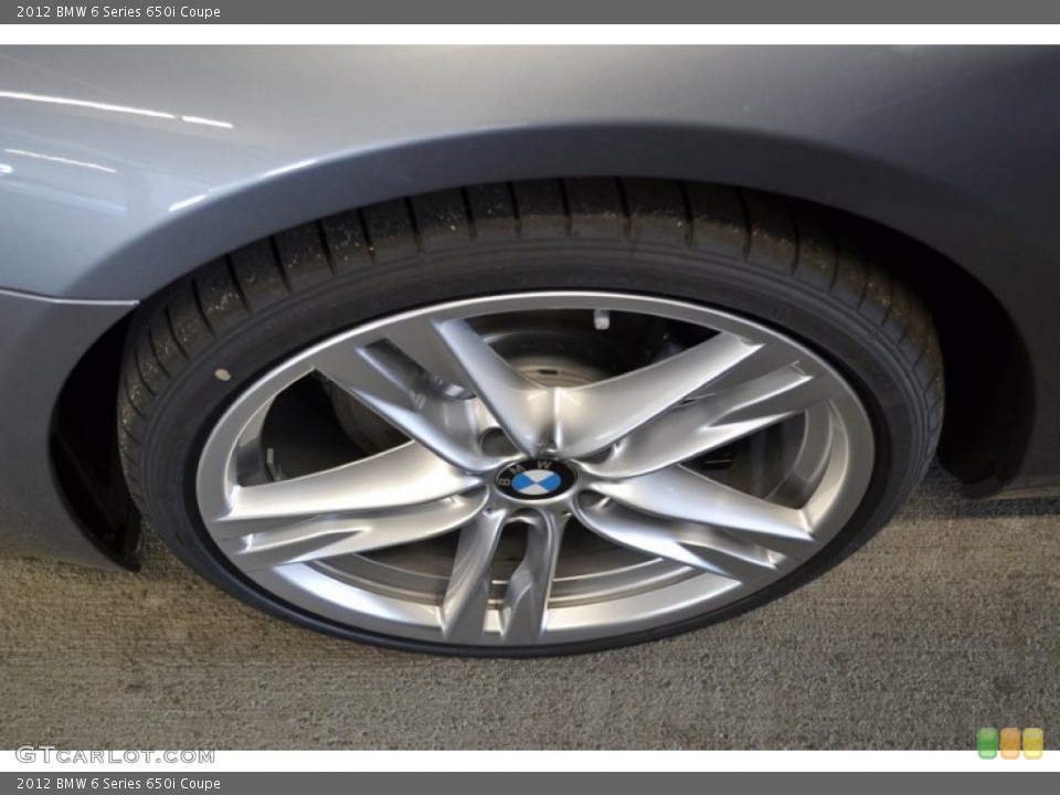 2012 BMW 6 Series 650i Coupe Wheel and Tire Photo #58055803