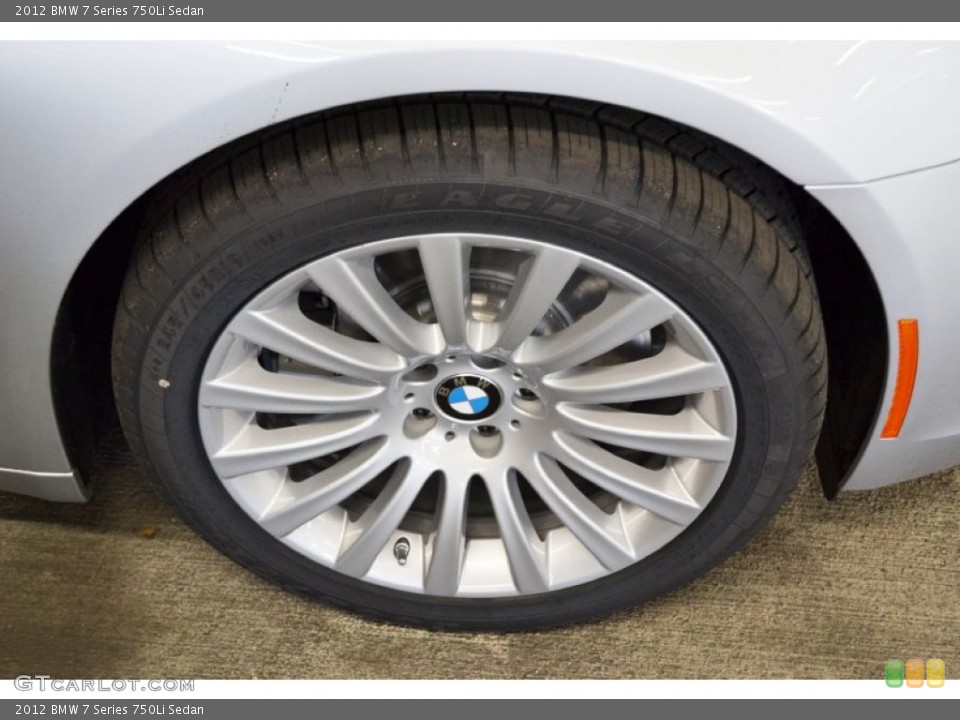 2012 BMW 7 Series 750Li Sedan Wheel and Tire Photo #58055842