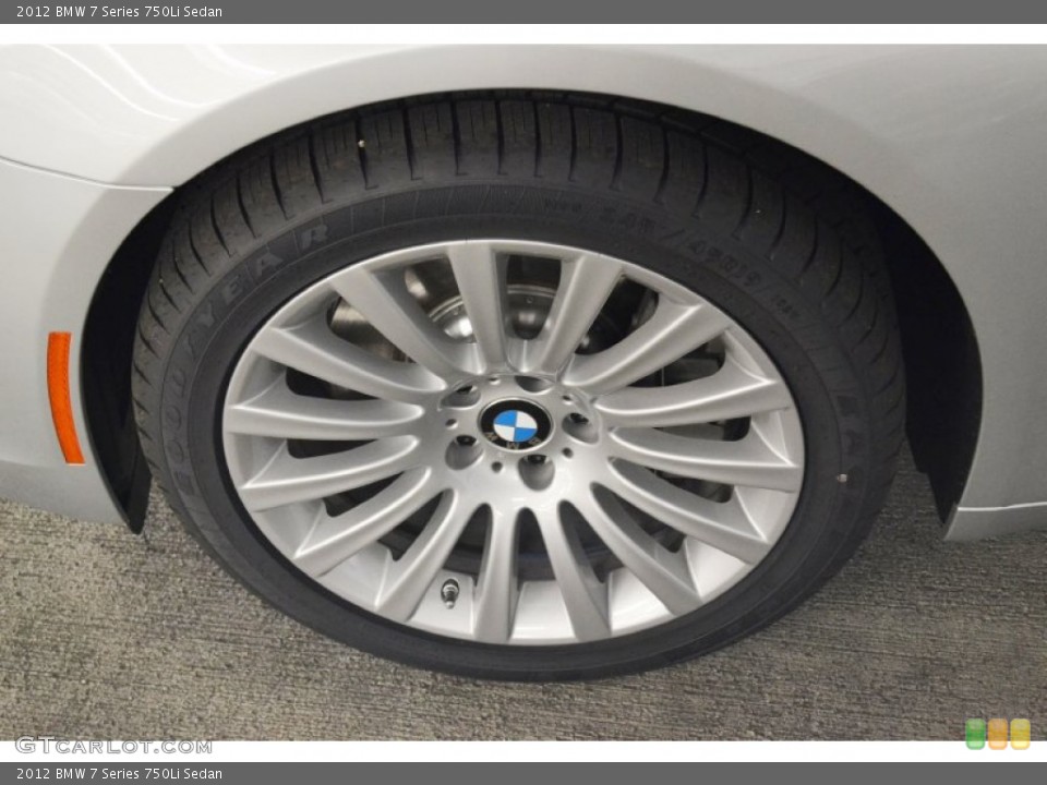 2012 BMW 7 Series 750Li Sedan Wheel and Tire Photo #58055890