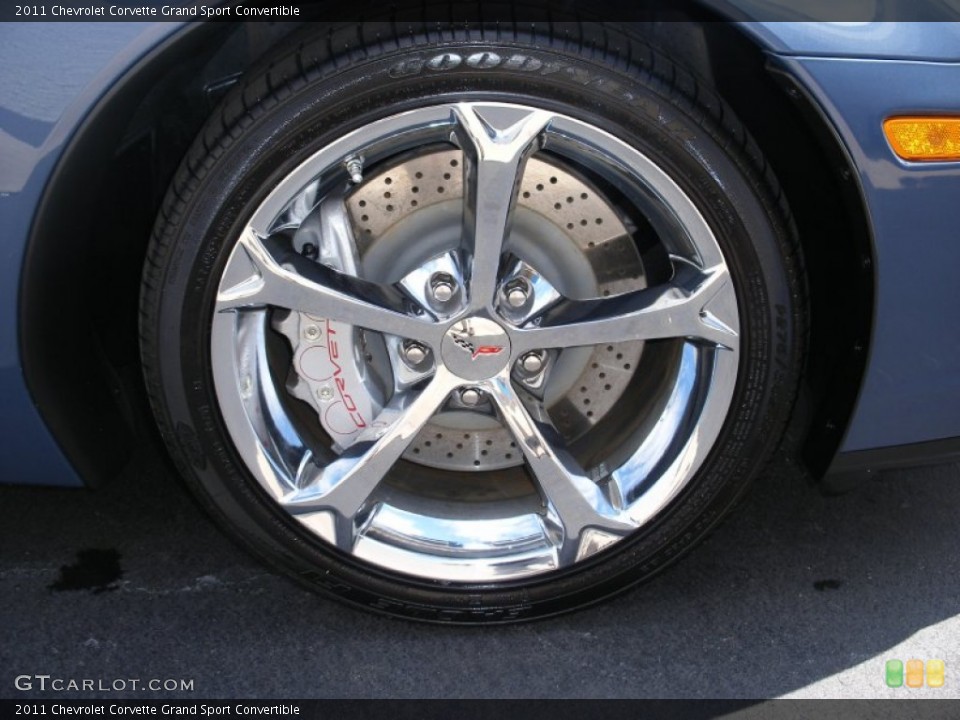 2011 Chevrolet Corvette Grand Sport Convertible Wheel and Tire Photo #58056067