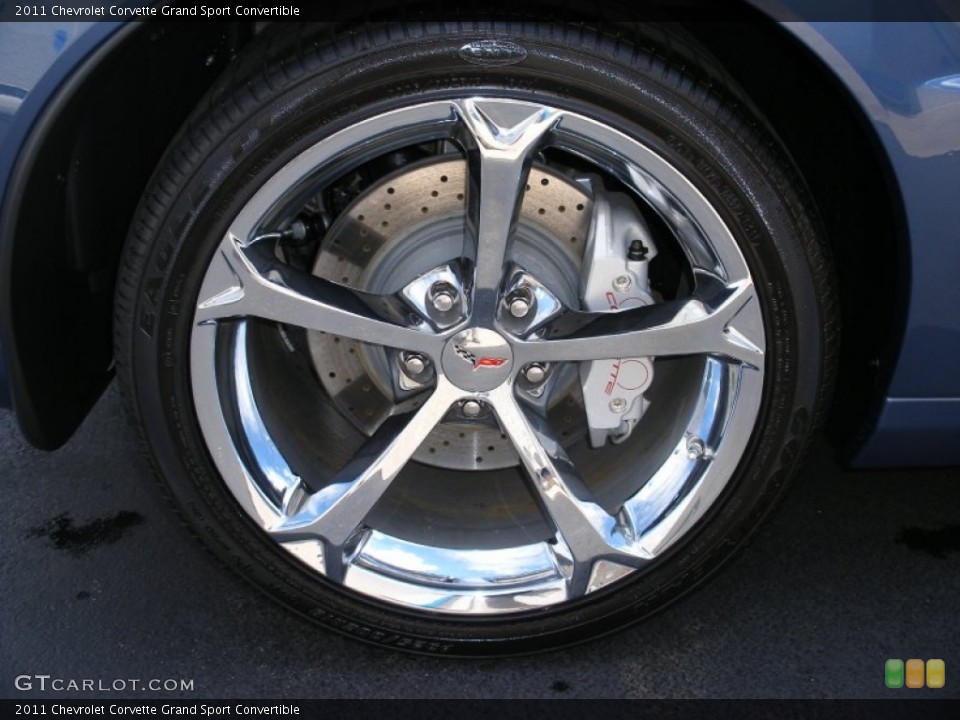 2011 Chevrolet Corvette Grand Sport Convertible Wheel and Tire Photo #58056082