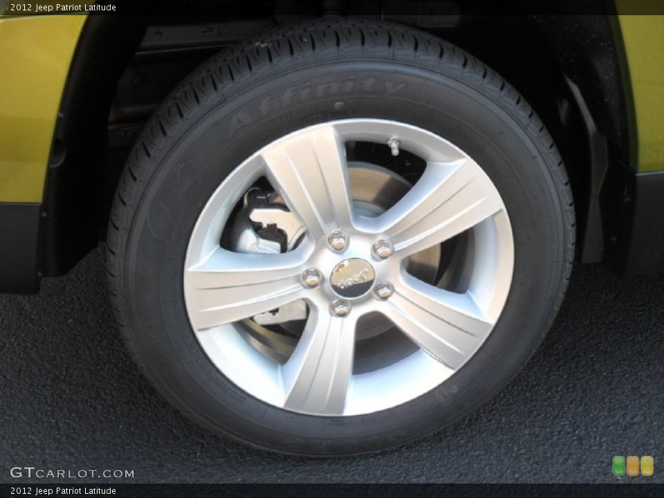 2012 Jeep Patriot Latitude Wheel and Tire Photo #58056613