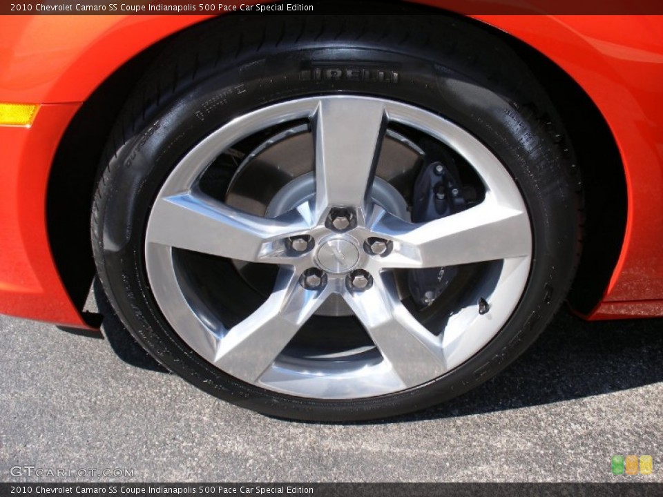 2010 Chevrolet Camaro SS Coupe Indianapolis 500 Pace Car Special Edition Wheel and Tire Photo #58057570