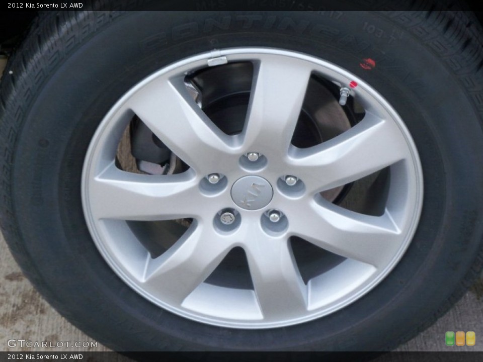 2012 Kia Sorento LX AWD Wheel and Tire Photo #58058147