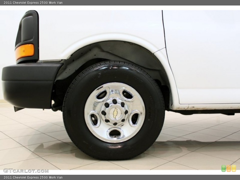 2011 Chevrolet Express 2500 Work Van Wheel and Tire Photo #58058532