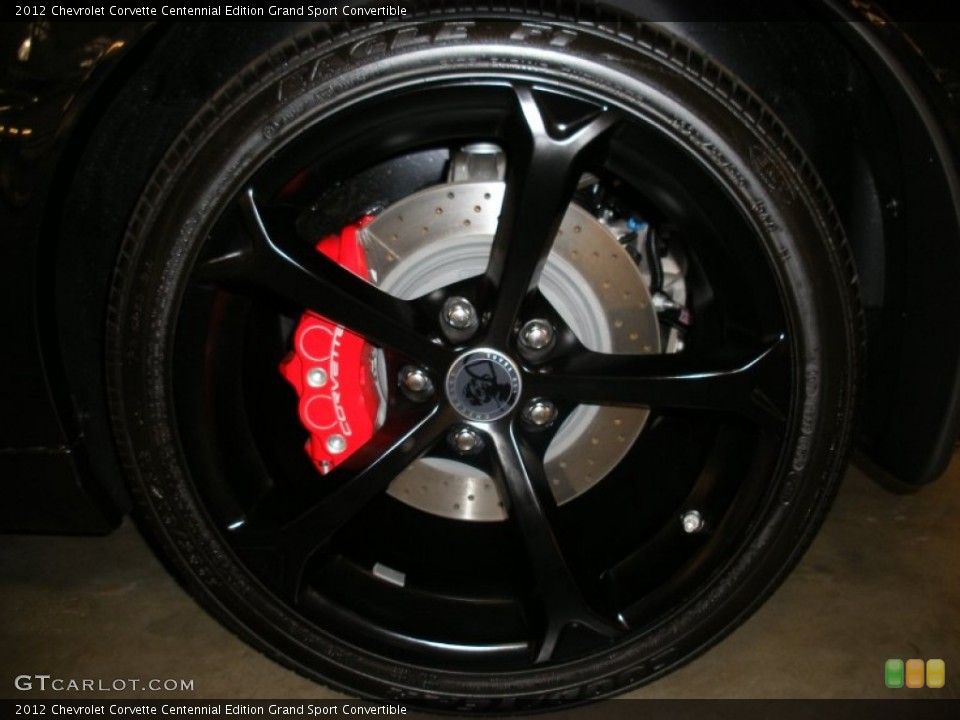 2012 Chevrolet Corvette Centennial Edition Grand Sport Convertible Wheel and Tire Photo #58058793