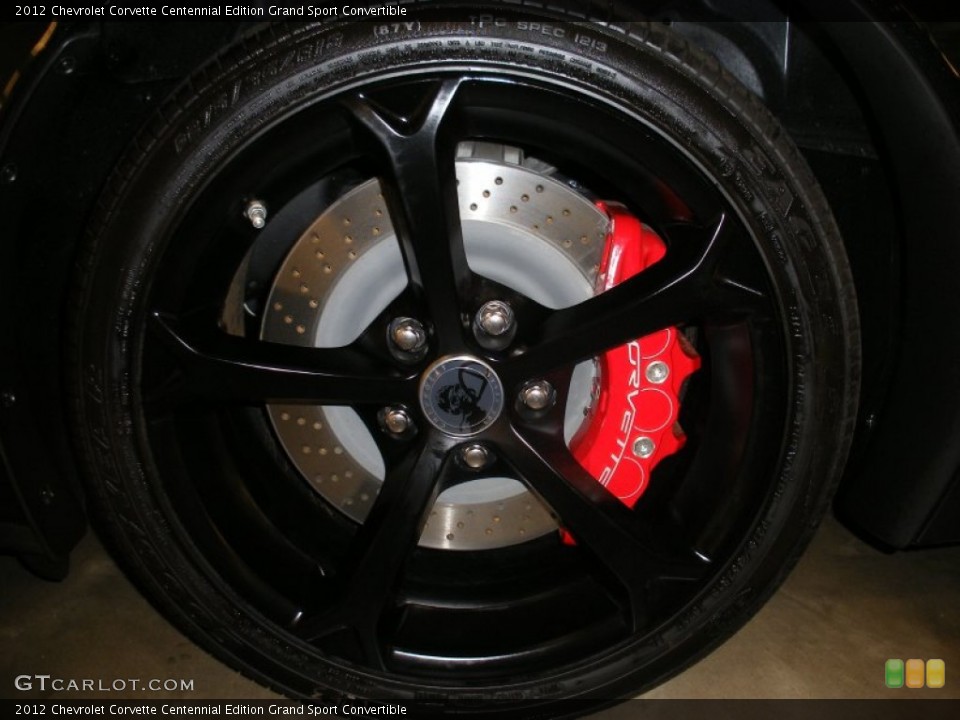 2012 Chevrolet Corvette Centennial Edition Grand Sport Convertible Wheel and Tire Photo #58058802