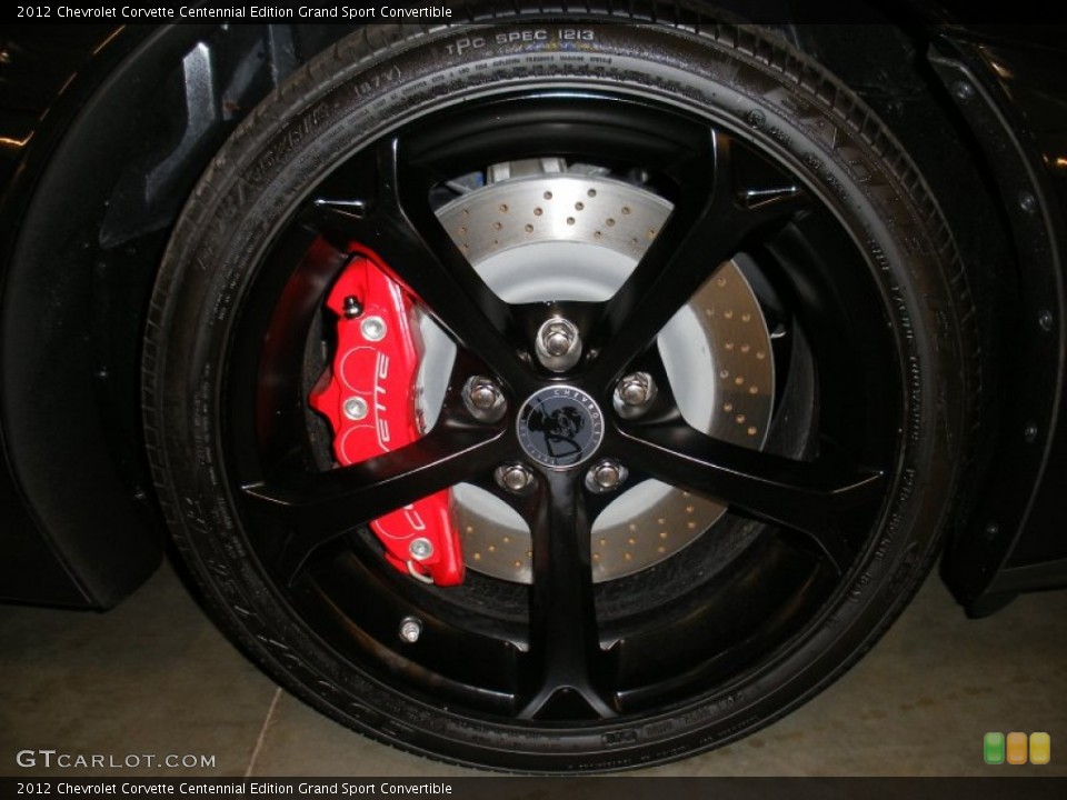 2012 Chevrolet Corvette Centennial Edition Grand Sport Convertible Wheel and Tire Photo #58058815