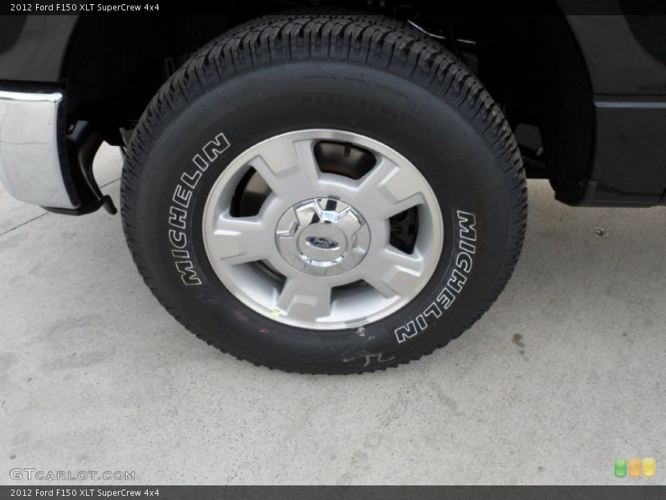 2012 Ford F150 XLT SuperCrew 4x4 Wheel and Tire Photo #58063037